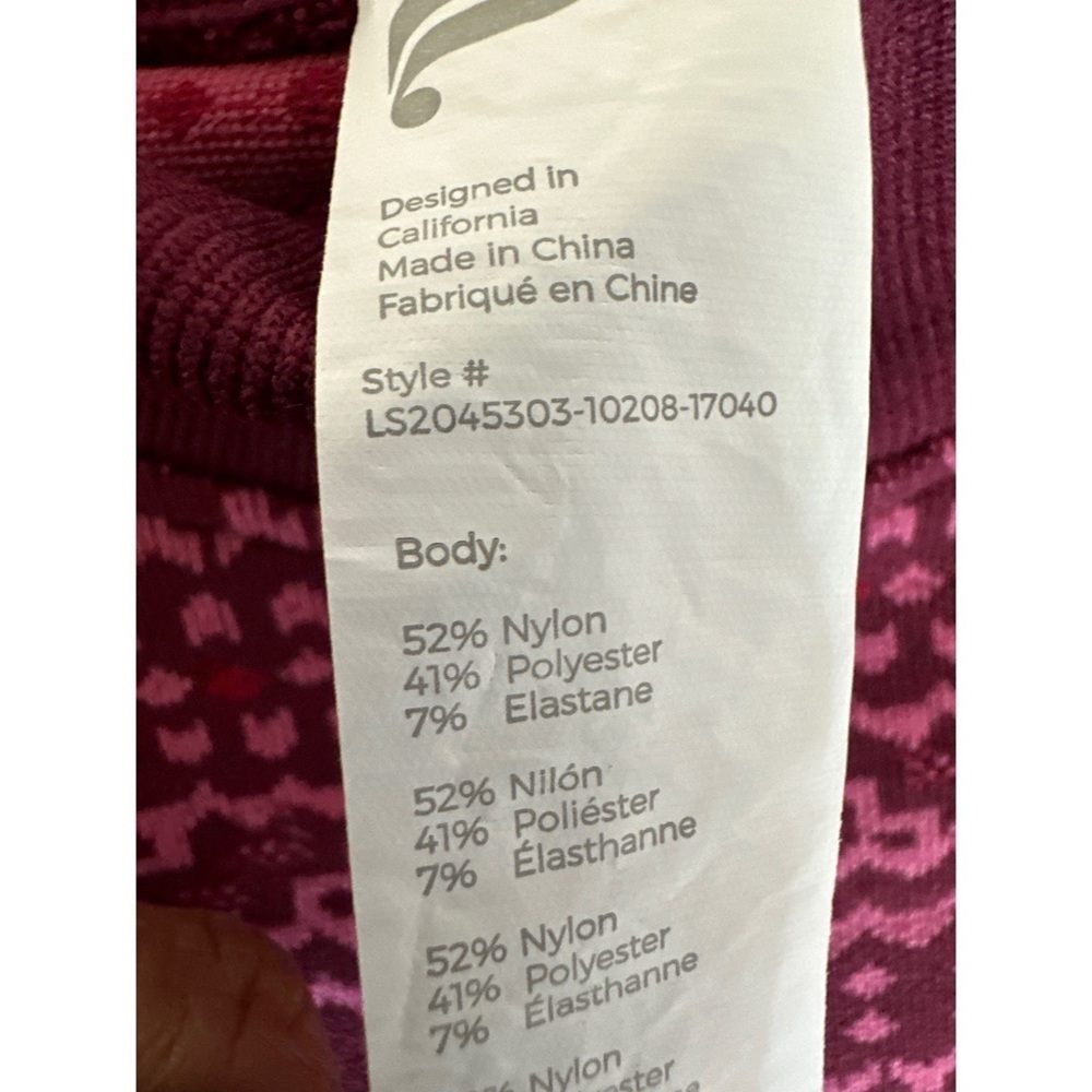 Fabletics Sweater Patterned Long Sleeve Crew Neck… - image 8